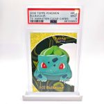 2000 Topps TV Animation Bulbasaur - Clear Cards - PSA 9