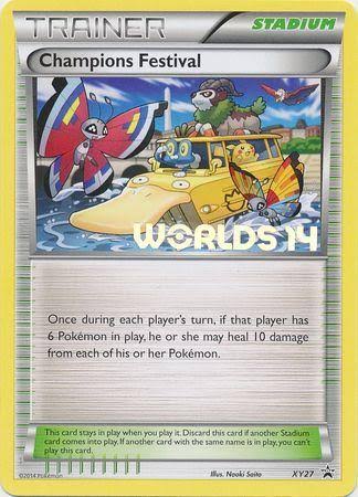 Champions Festival XY27 2014 Quarter Finalist XY Promos Pokémon Card