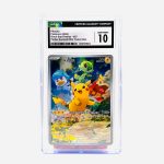 CGC 10 Pikachu Illustration Rare - 2023 Pokemon Scarlet and Violet Black Star Promo