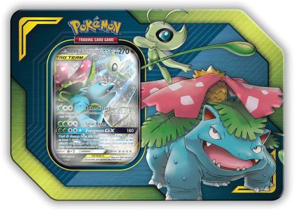Pokémon TAG TEAM Tin Celebi & Venusaur-GX Factory Sealed Collector Tin