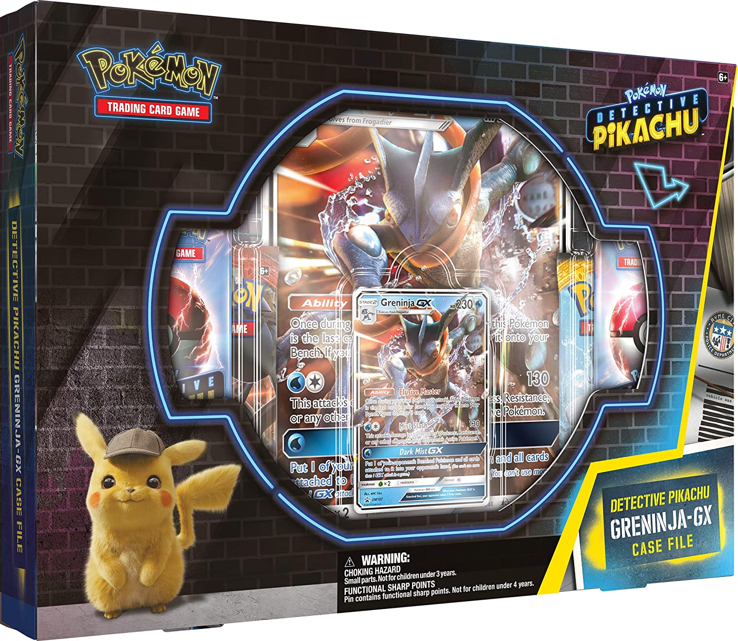 Detective Pikachu Greninja GX Case File Factory Sealed Pokémon Collection