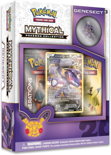 Pokémon Generations Mythical Pokémon Collection Genesect Factory Sealed 20th Anniversary Box