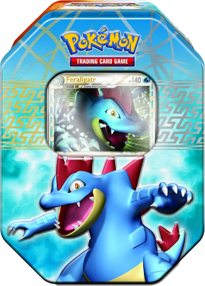 HeartGold SoulSilver Collector's Tin Feraligatr Factory Sealed Pokémon TCG