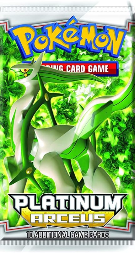 Pokémon Platinum Arceus Booster Pack Random Pack Art Factory Sealed