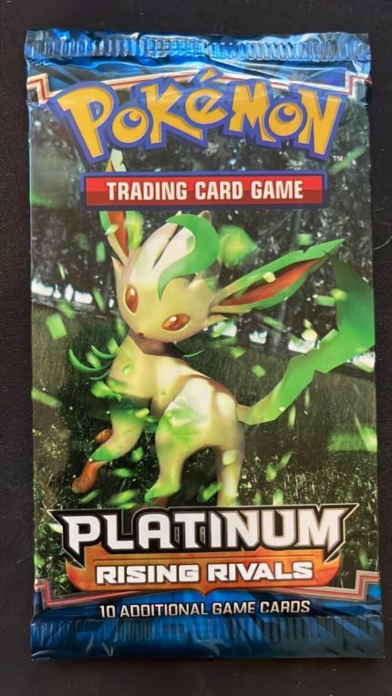 Pokémon Platinum Rising Rivals Booster Pack Leafeon Artwork Factory Sealed