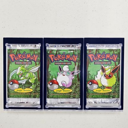 Pokémon Jungle Booster Pack Art Set Red Logo Australia Print Factory Sealed