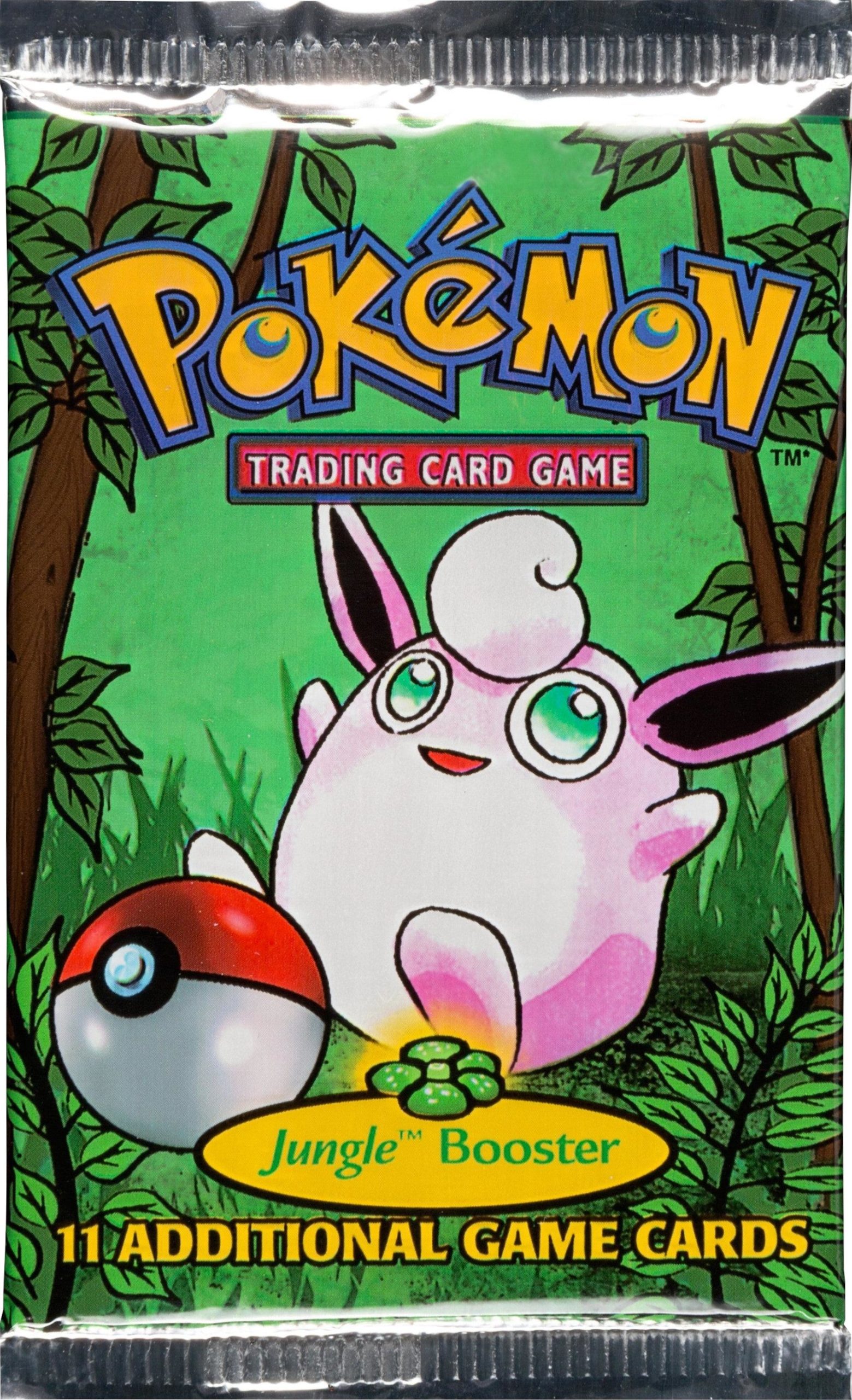 Pokémon Jungle Unlimited Light Booster Pack Factory Sealed Wizards of the Coast