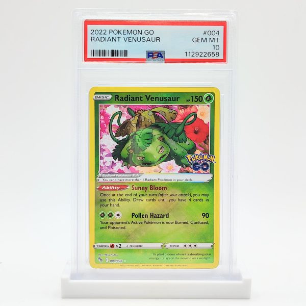 PSA 10 Radiant Venusaur - Pokemon Go English