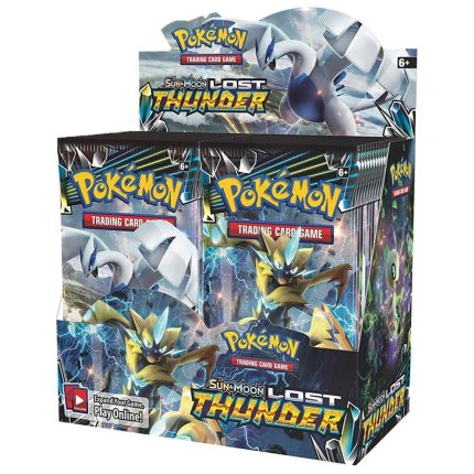 Sun & Moon Lost Thunder Booster Box Factory Sealed Pokémon TCG