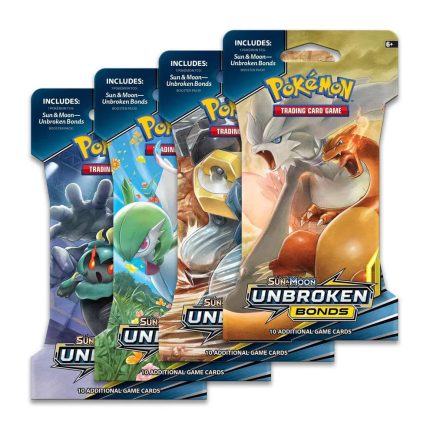 Pokémon Sun & Moon Unbroken Bonds Sleeved Booster Pack Random Art Factory Sealed