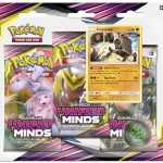 Pokémon Sun & Moon Unified Minds 3-Pack Blister Stakataka Factory Sealed