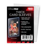 100 Pack Ultra Pro Sleeves For Thick Cards (130pt. thickness)